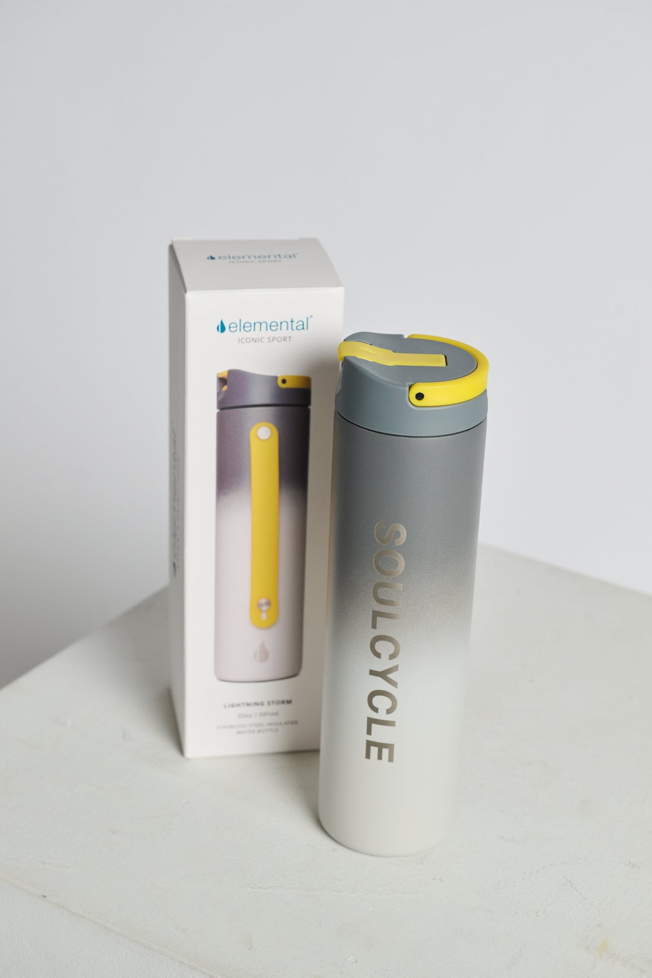 Soul by SoulCycle | The Legend Sports Bottle | Grey Ombre