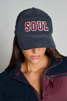 Soul by SoulCycle | Corduroy Hat | Navy