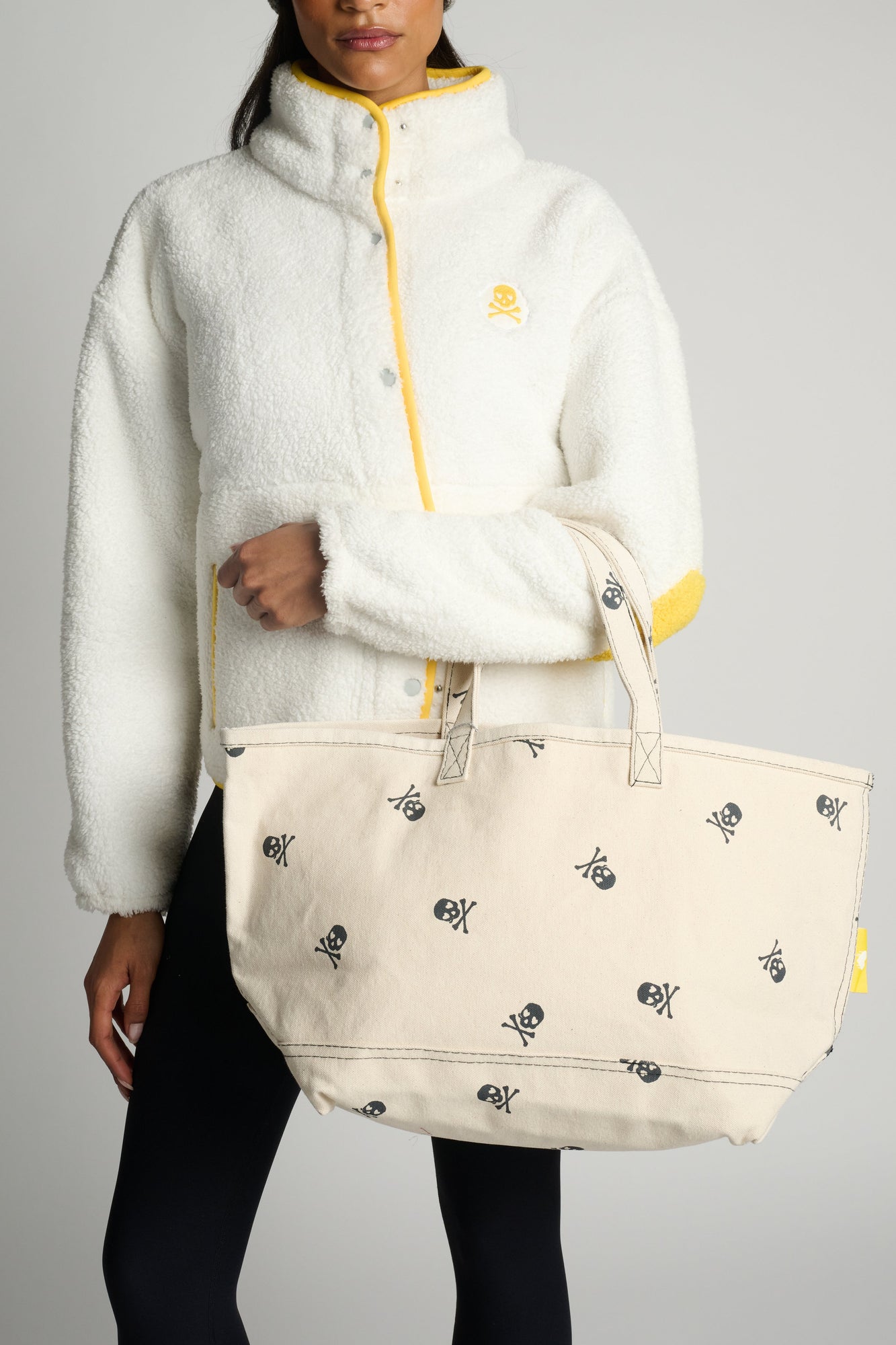 Kerri Rosenthal | Soul Tote | Ivory/Black/Black