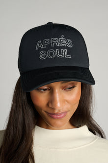 Soul by SoulCycle | Apres Soul Rhinestone Trucker | Black