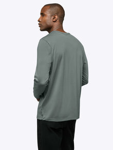Mens | AO Forever Long Sleeve Tee | Classic-Fit PYCA Pro | Sage
