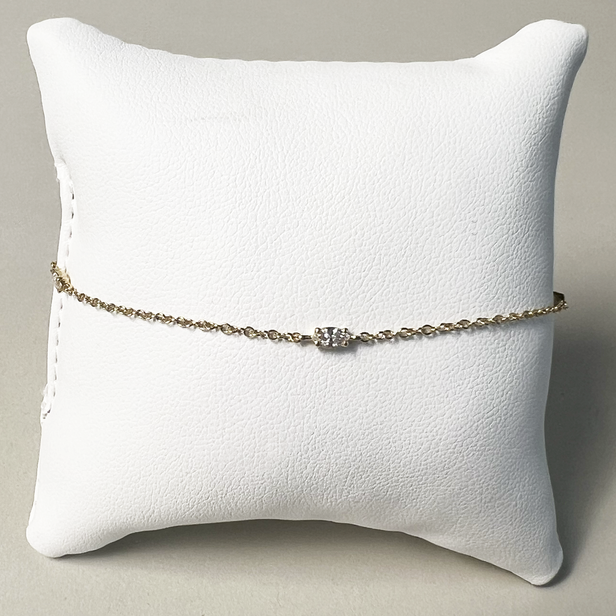 Mixed Shape Bracelet | 14K Yellow Gold | 0.25 CTW (Approx) White Lab Diamond