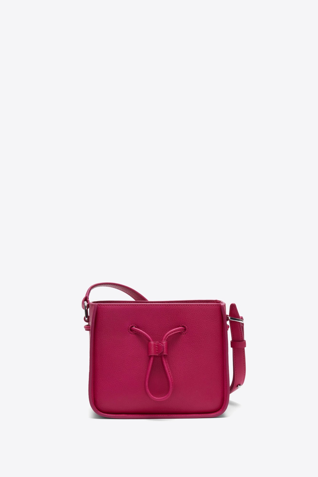 Soleil Mini Bucket Drawstring | Bright Fuchsia