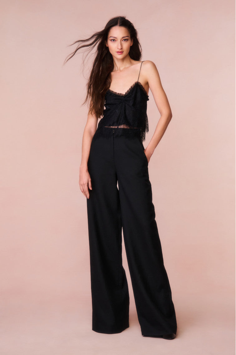 Samuela Wide Leg Trouser | Black