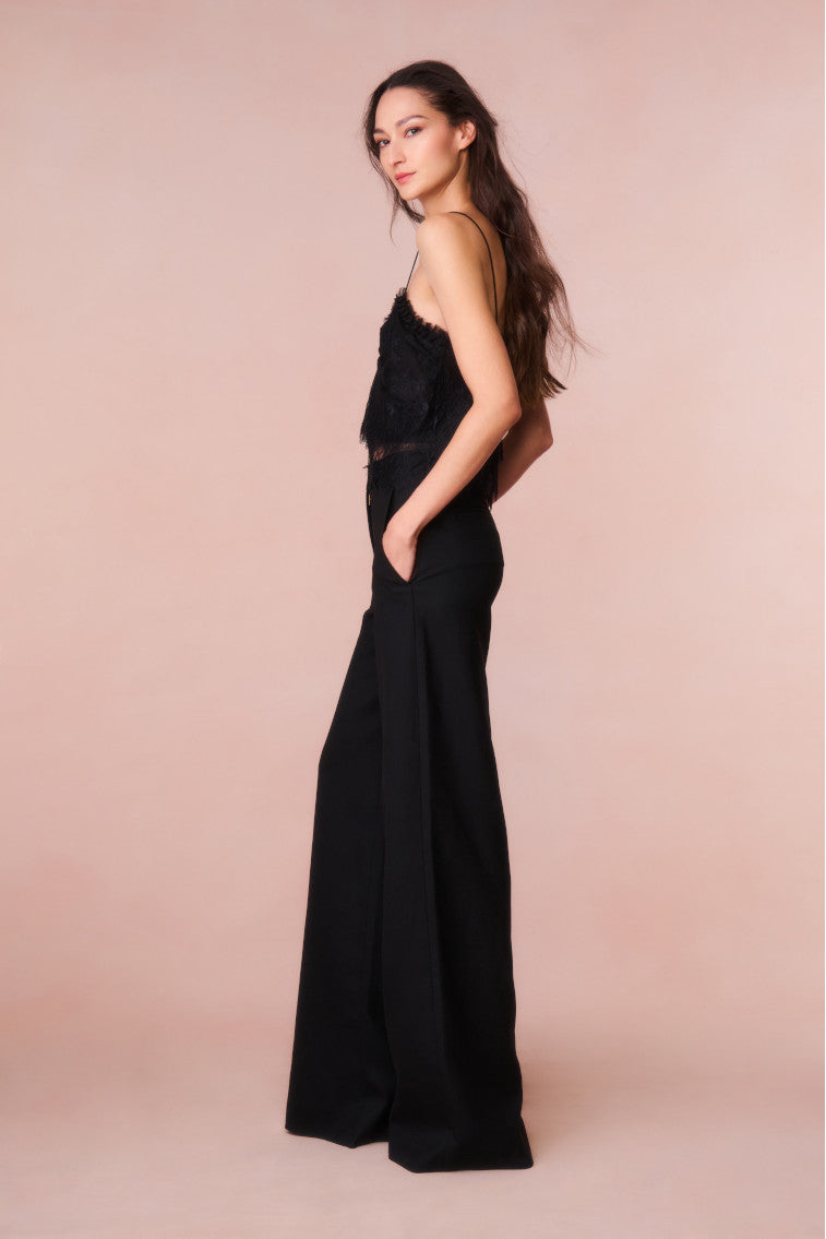 Samuela Wide Leg Trouser | Black