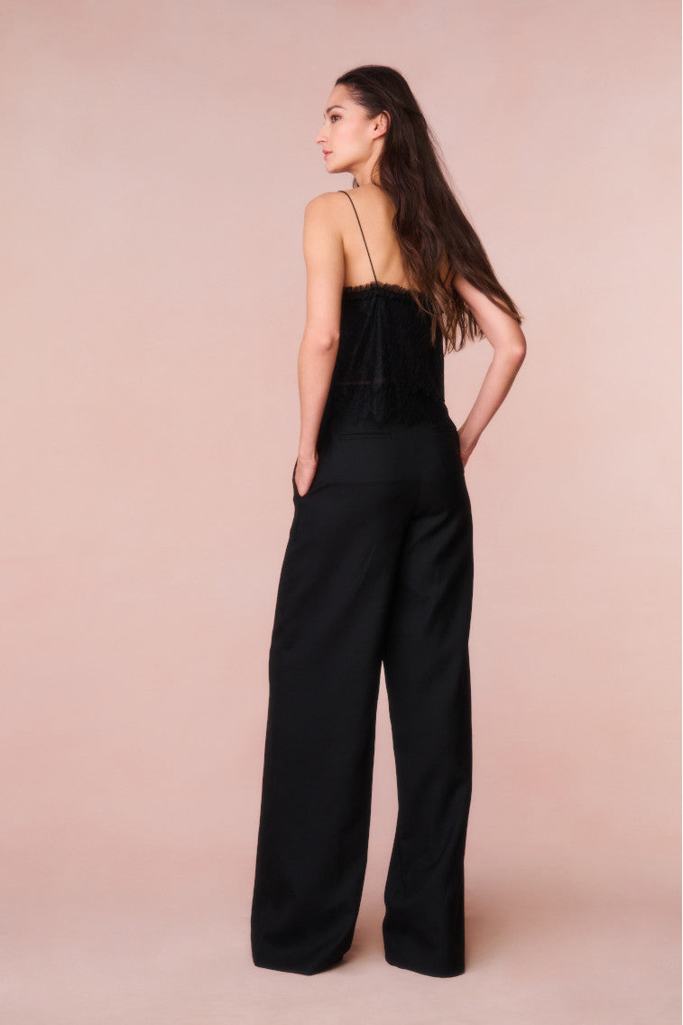 Samuela Wide Leg Trouser | Black