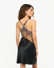 Black Chemise - Sanika Italian Nightie