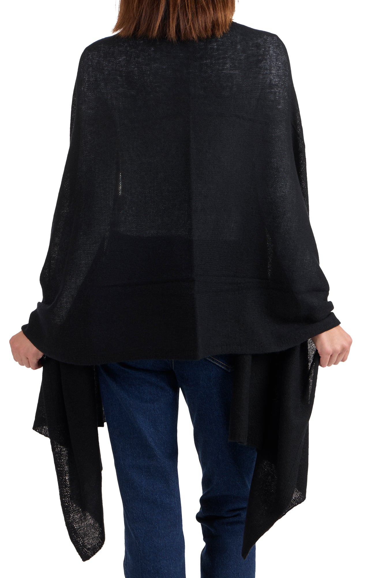 Amicale Cashmere | Women's Wrap | Black