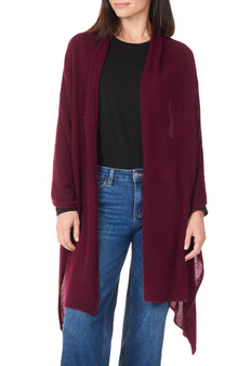 Amicale Cashmere | Women's Wrap | Bordeaux