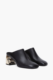 ID Mule with Crescent Heel | Black