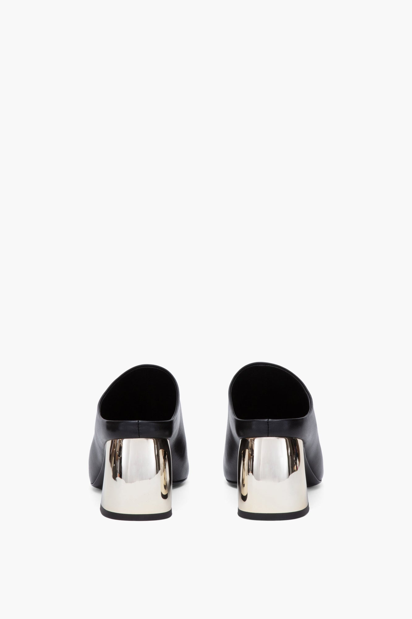 ID Mule with Crescent Heel | Black