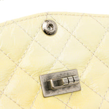 Chanel | Pre-Owned Mini Reissue 2.55 Patent Double Flap | Yellow/Light Yellow