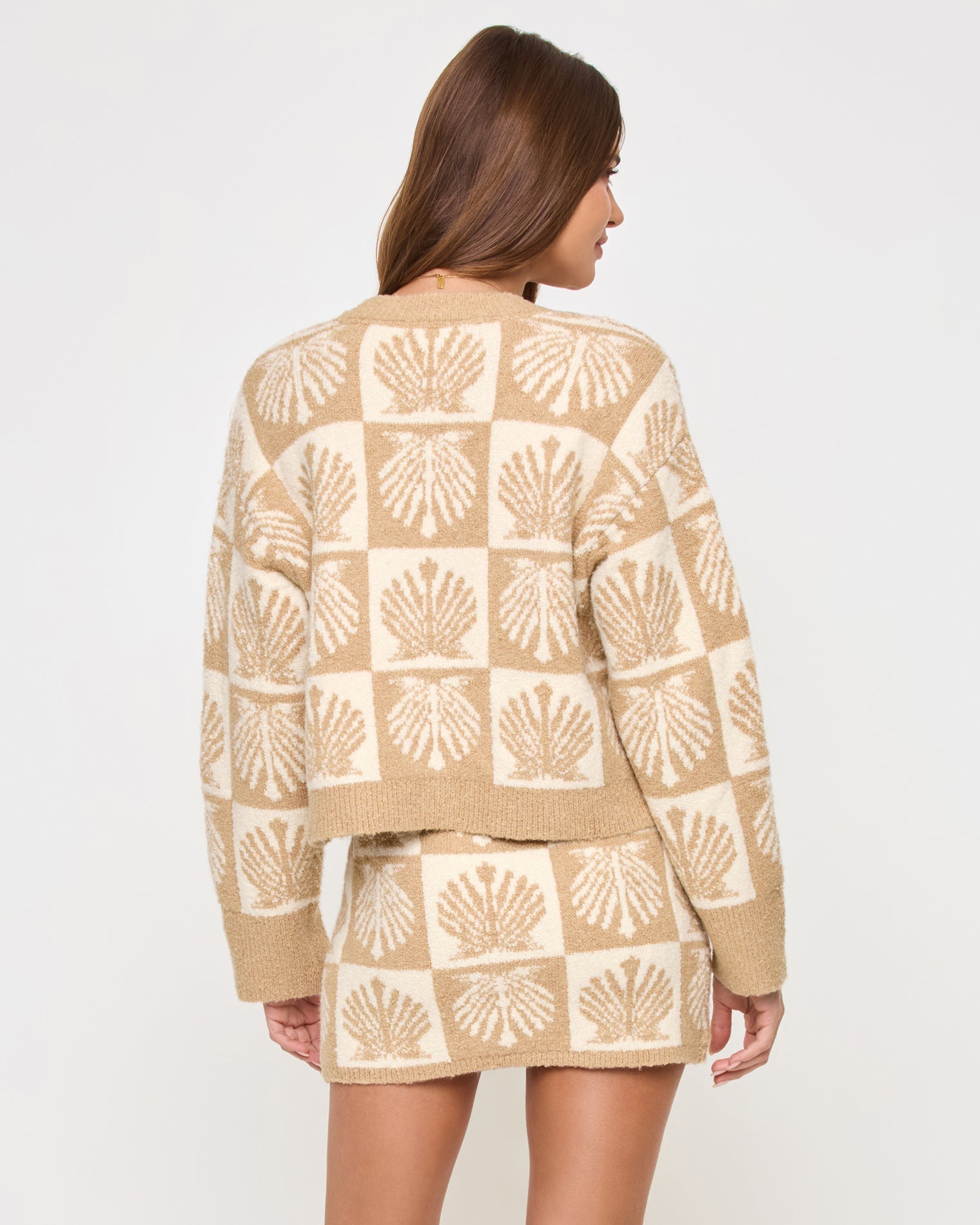 Shell Be There Skirt | Seashell Jacquard