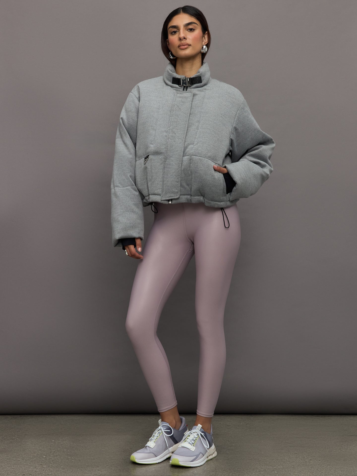 Shoreditch Ski Club | Hallie Mae Puffer | Grey Marl