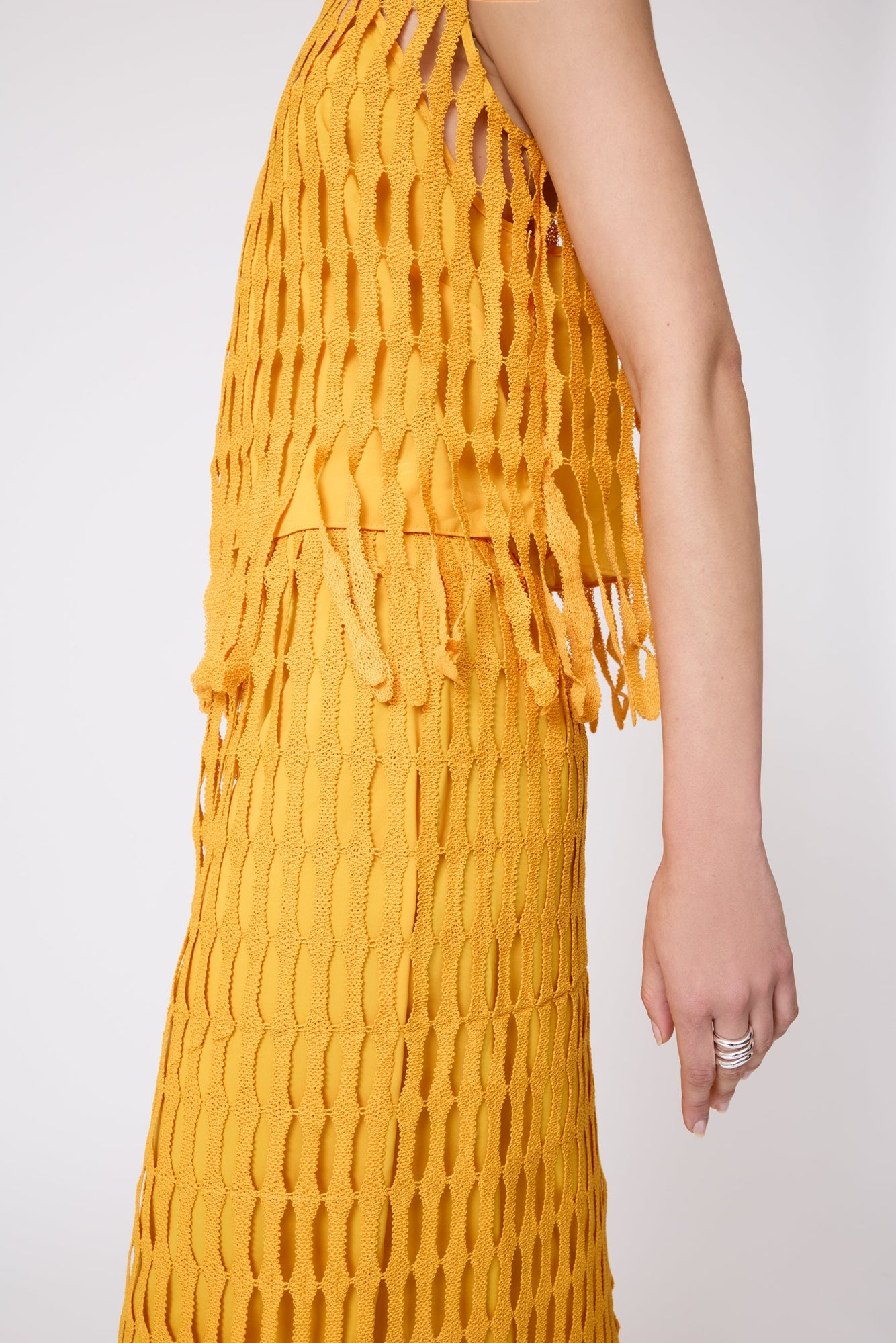 Fringe Lace Top | Mango