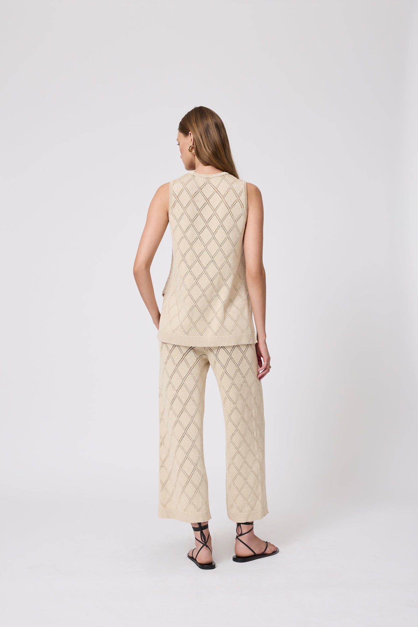 Pointelle Knit Tunic | Sand