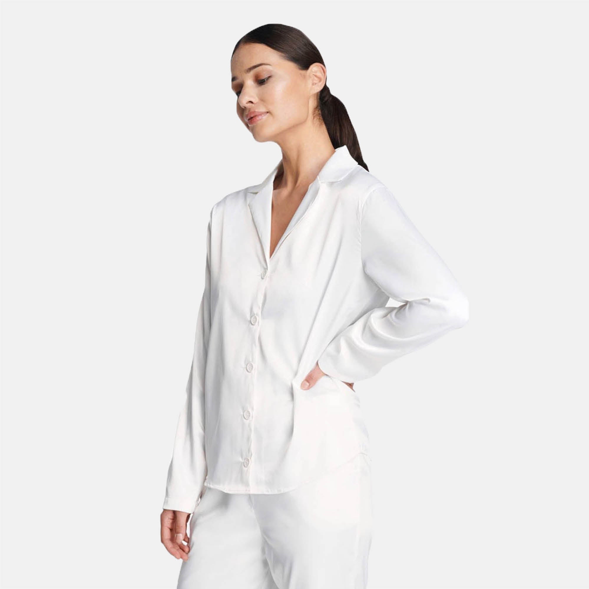 OW Collection Skye Pj Set | White