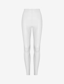Faux Leather Legging::White::Main