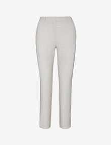 Faux Leather Animal 7/8 Trouser::Bone Croc::Main