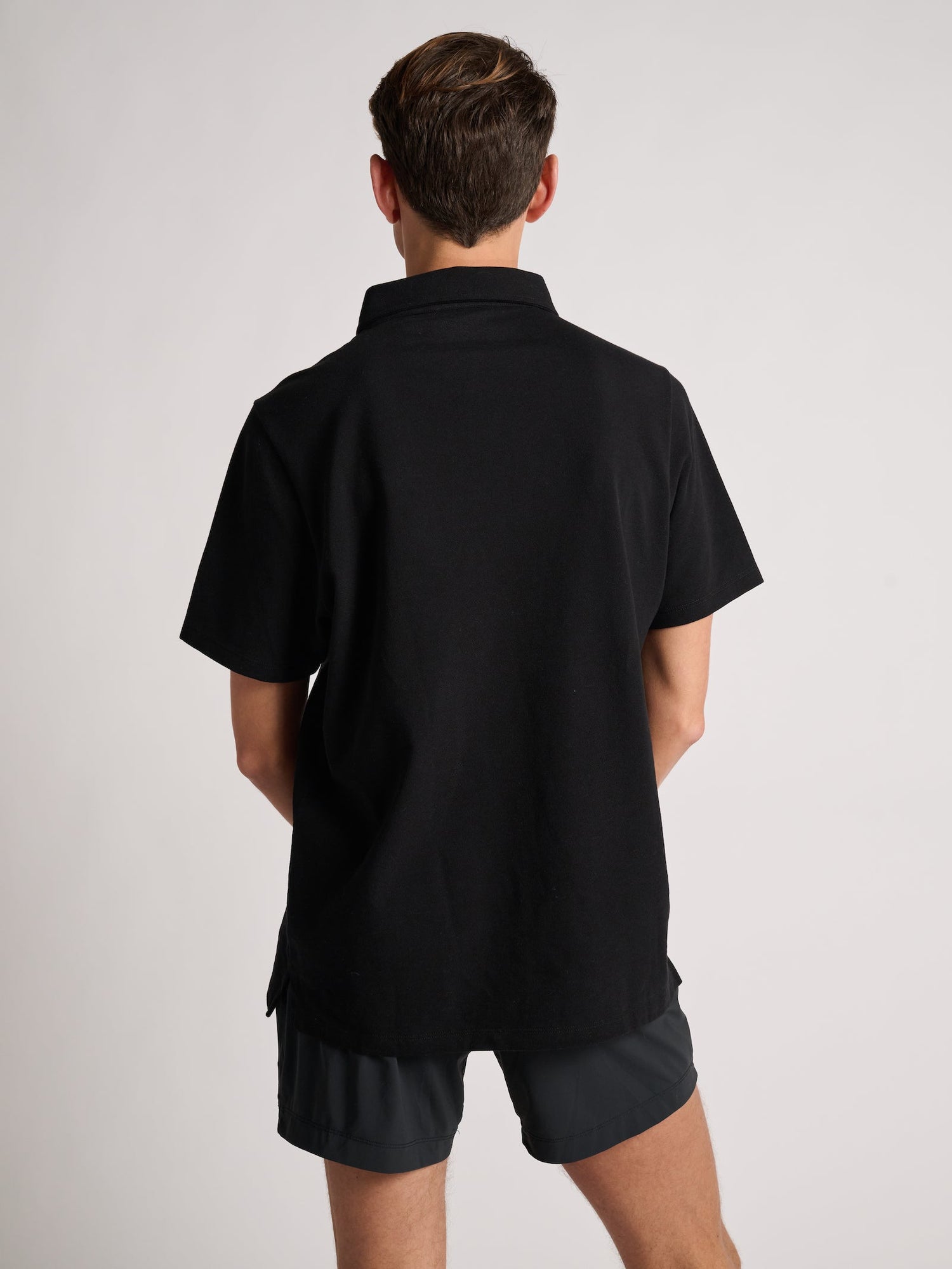 Soul by SoulCycle | Core Performance Polo | Black