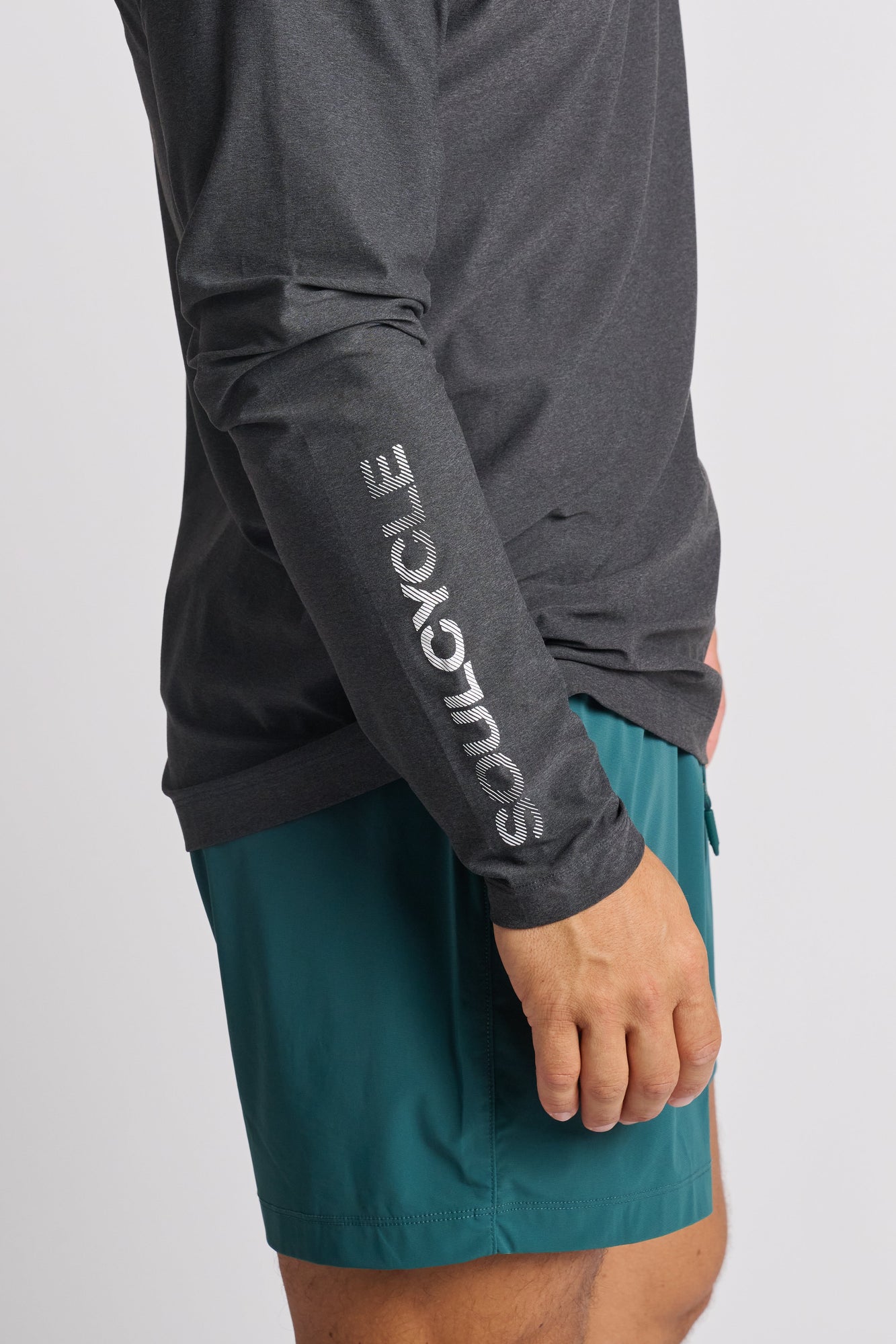 Rhone | Reign Long Sleeve | Black Heather