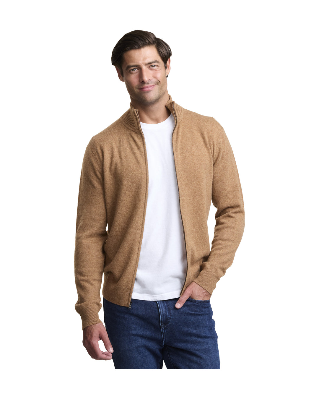 NOMAD | Men | Men's Cashmere Sweater | Camel