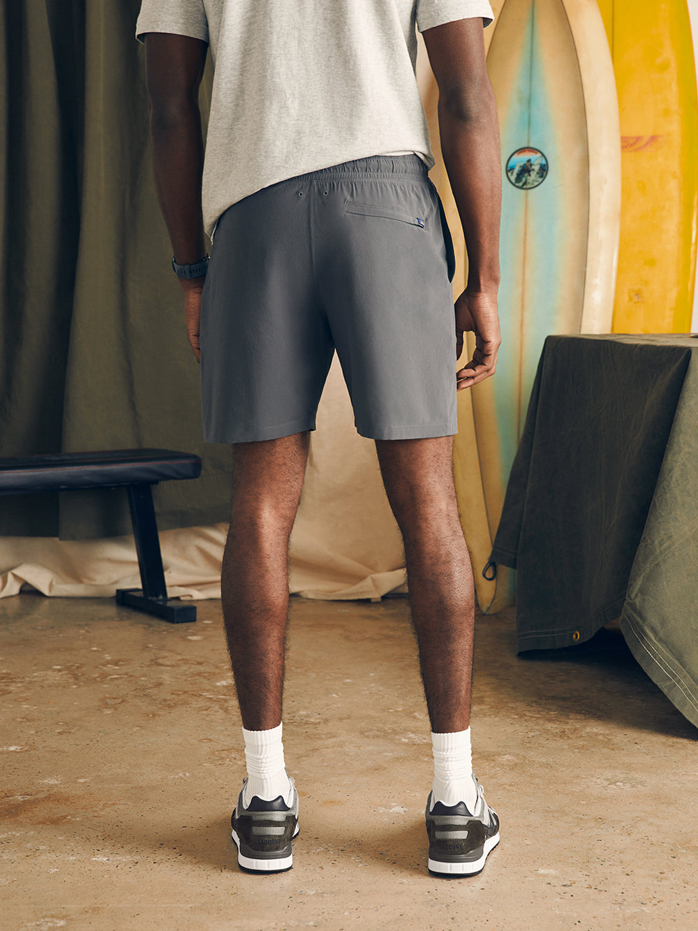 Mens | Shorelite Trunk (7in) | Cowry Gray