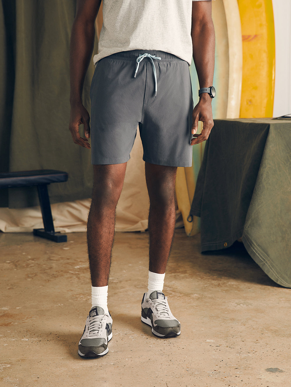 Mens | Shorelite Trunk (7in) | Cowry Gray