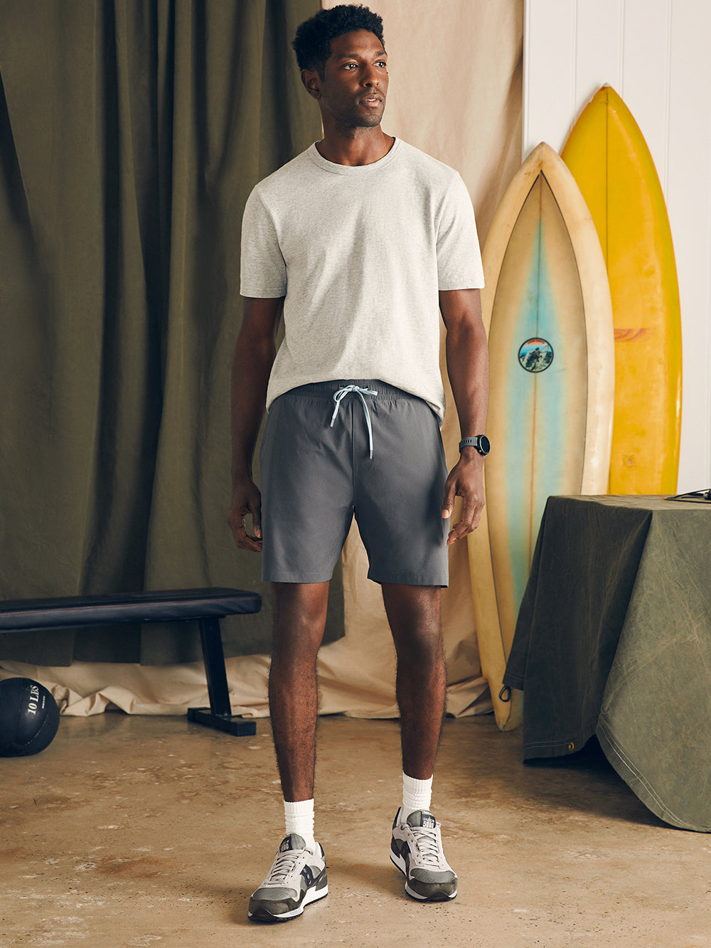 Mens | Shorelite Trunk (7in) | Cowry Gray