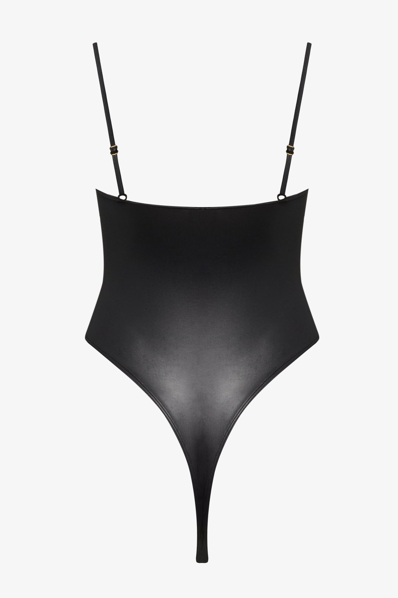 One-Piece Swimsuit With Straps - Splash | Black