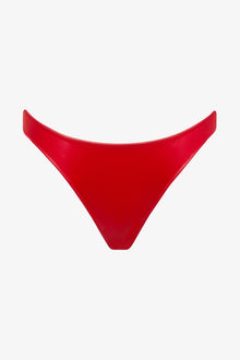 Thong Bikini Bottom - Splash | Red