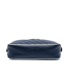 Gucci | Pre-Owned Small GG Marmont Leather Torchon Crossbody | Blue/Navy