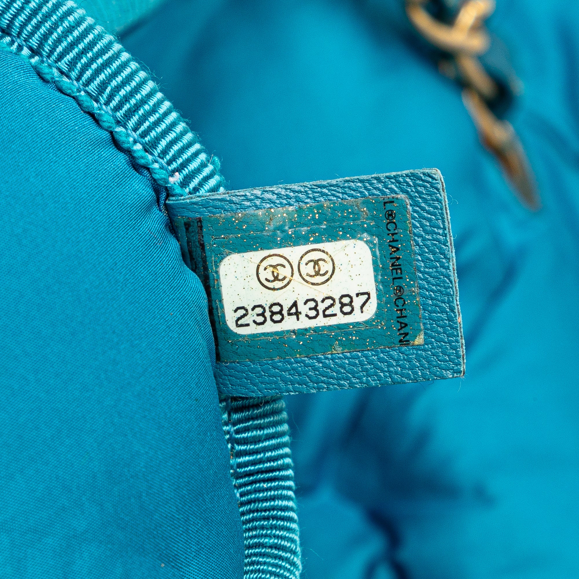 Chanel | Pre-Owned Maxi Tweed Chesterfield Single Flap | Blue