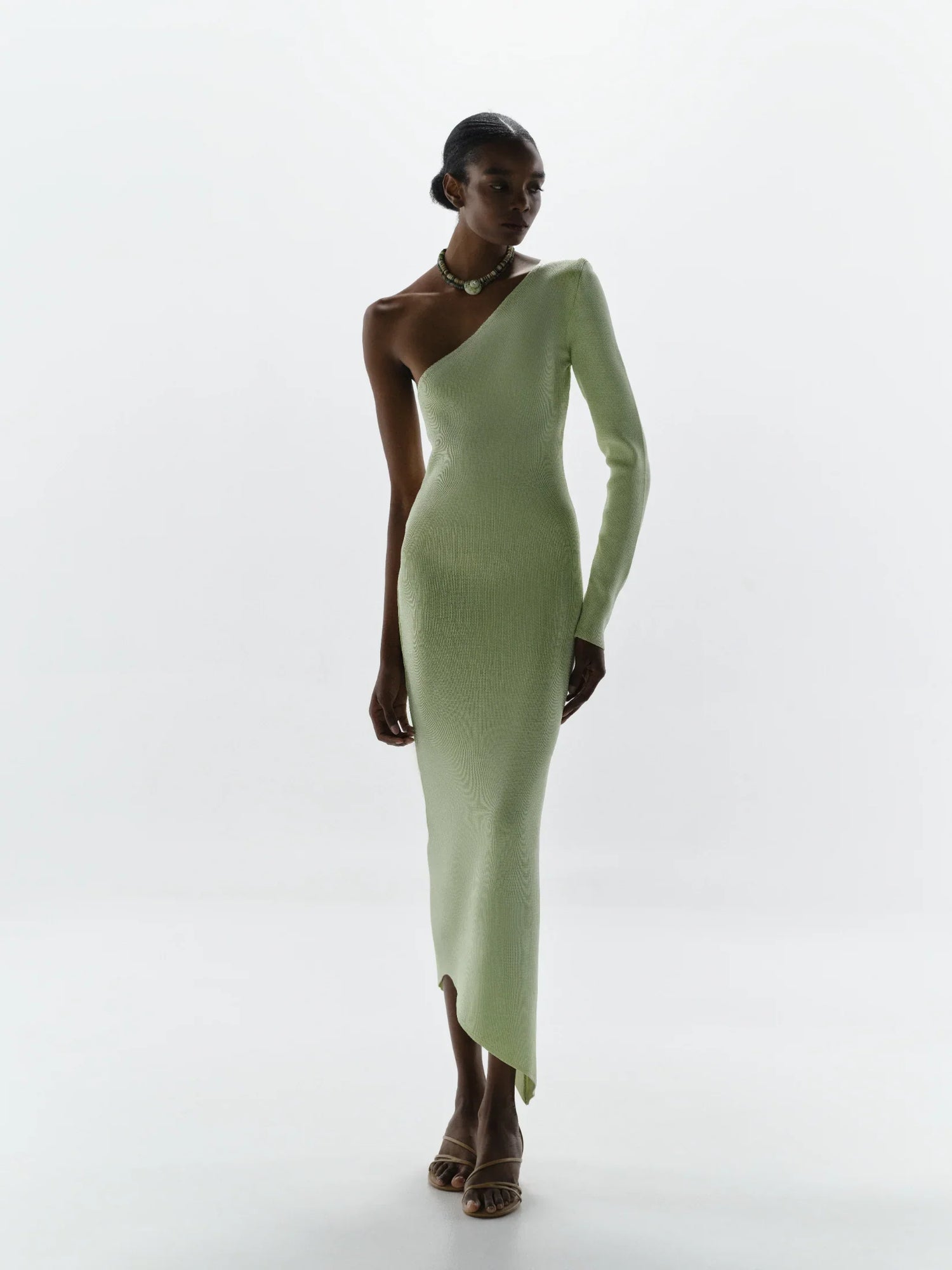 Amaro Midi Dress | Cucumber
