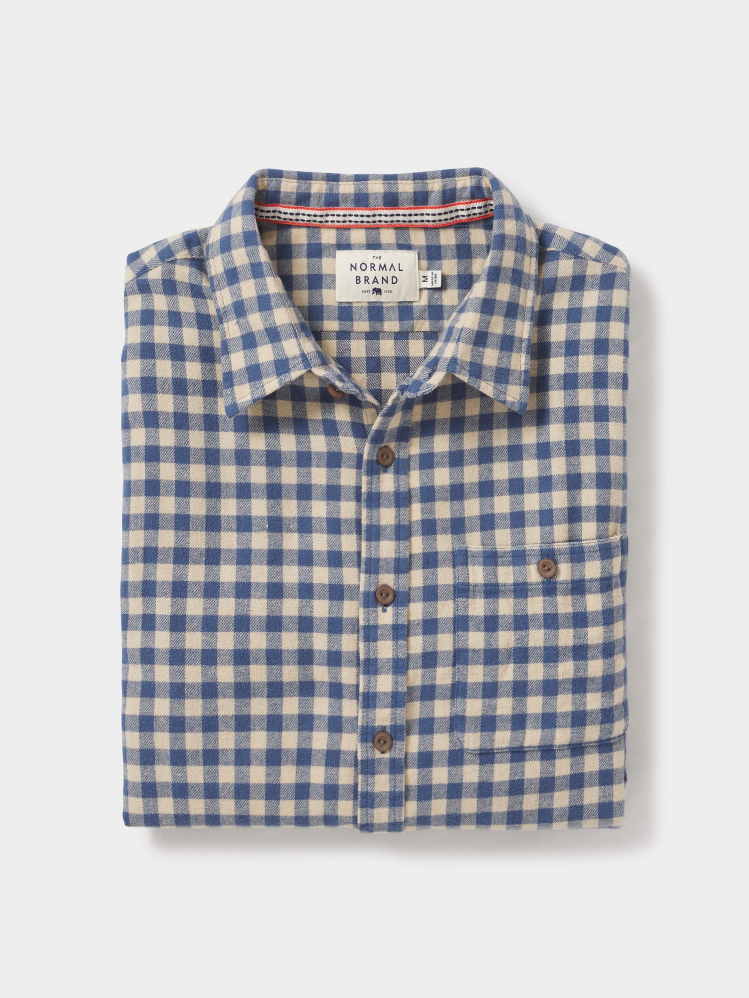 Men | Hudson Double Brushed Flannel | Khaki Plaid