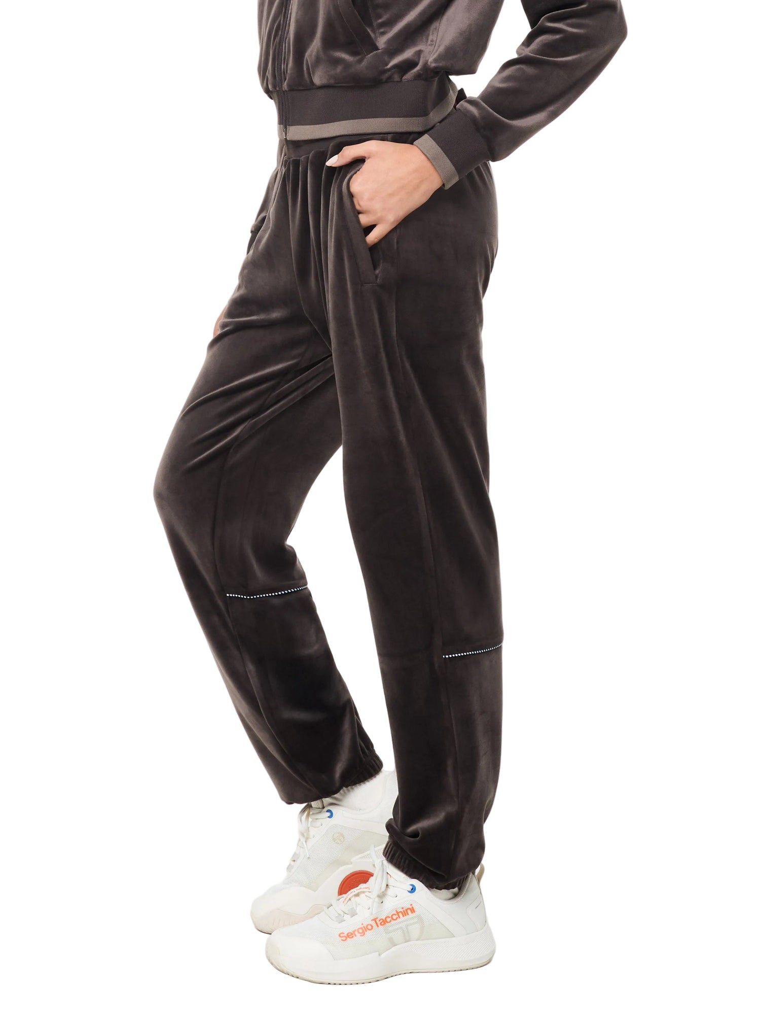 Women | Leta Velour Pant | Mulch