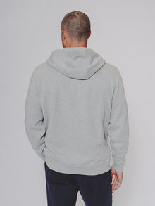 Men | Fairweather Hooded Snap Henley | Athletic Grey