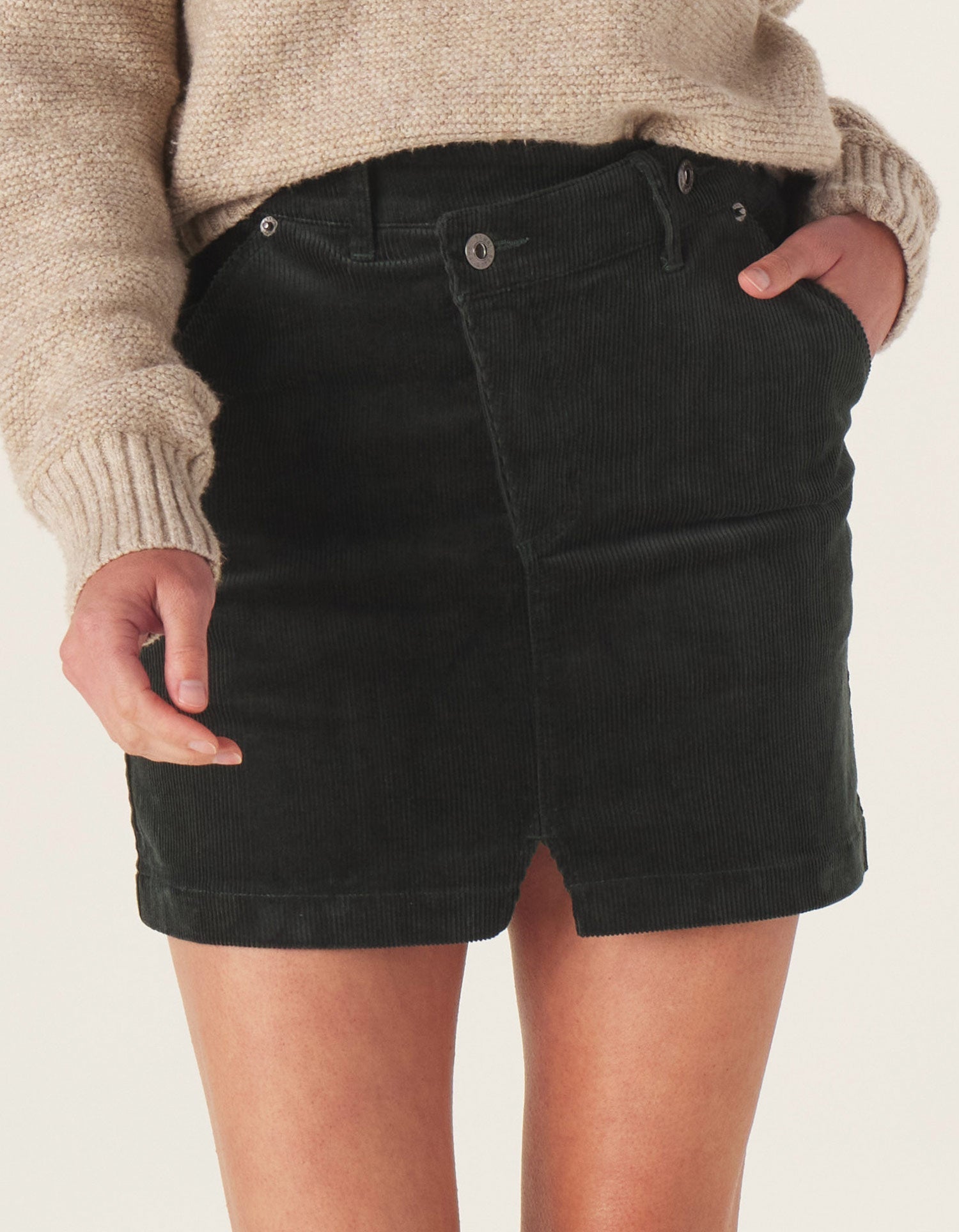 Women | Cord Skirt | Deep Forest