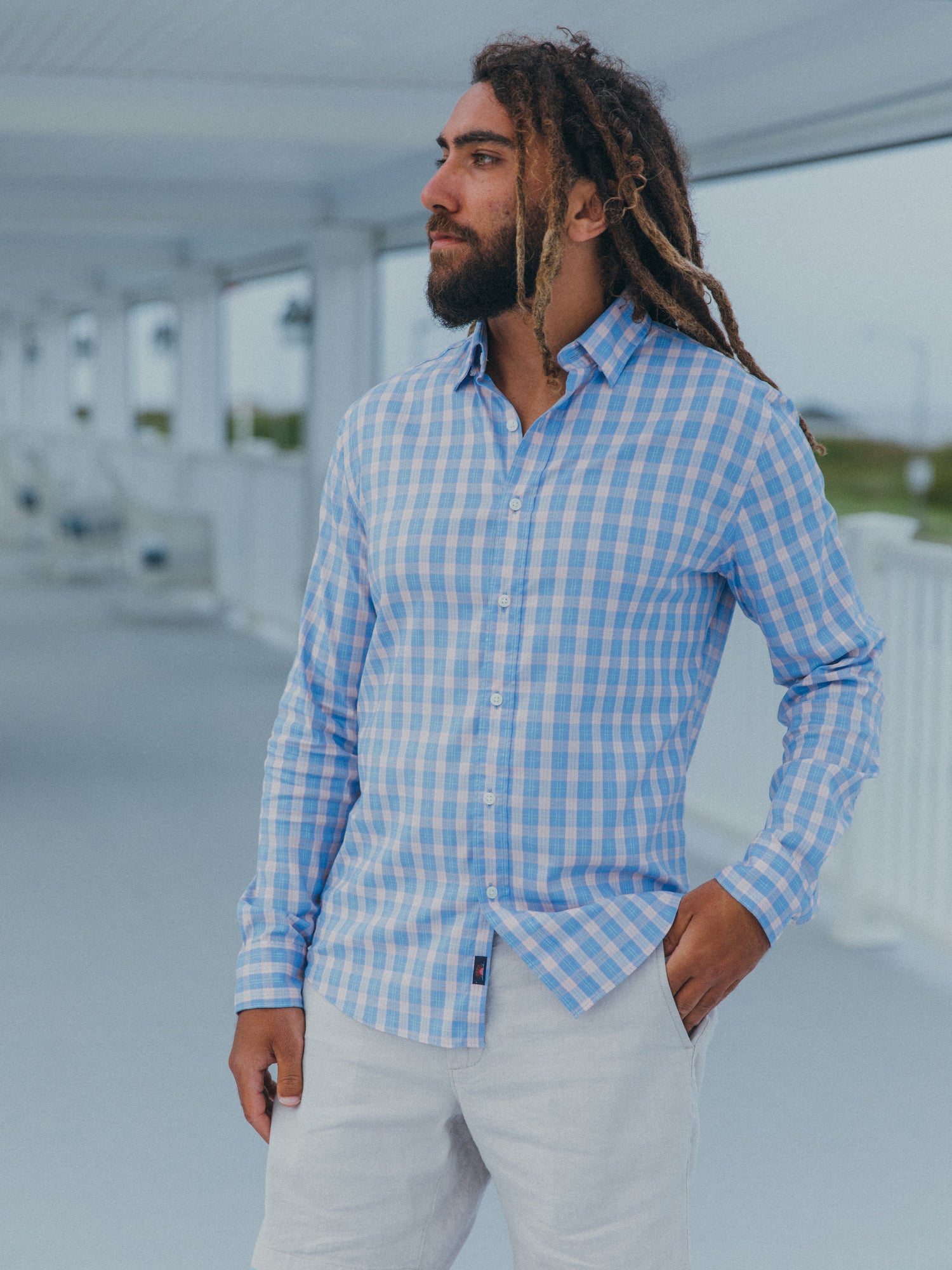 Mens | The Movement Shirt | Bay Reef Check