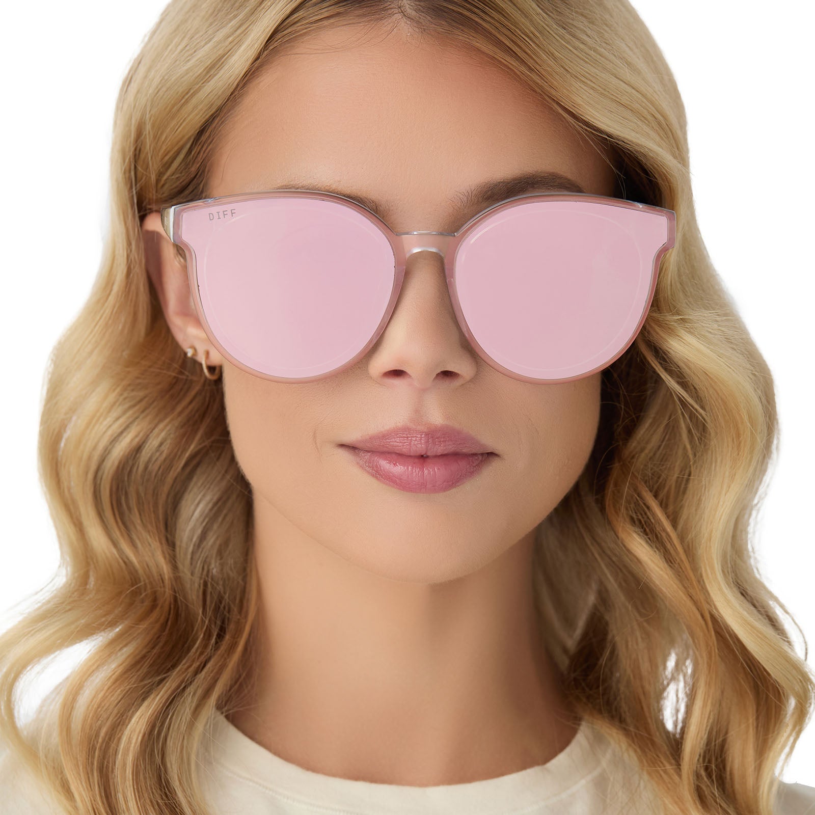 Womens | Gemma Sunglasses | Opalescent Pink | Cherry Blossom Lenses