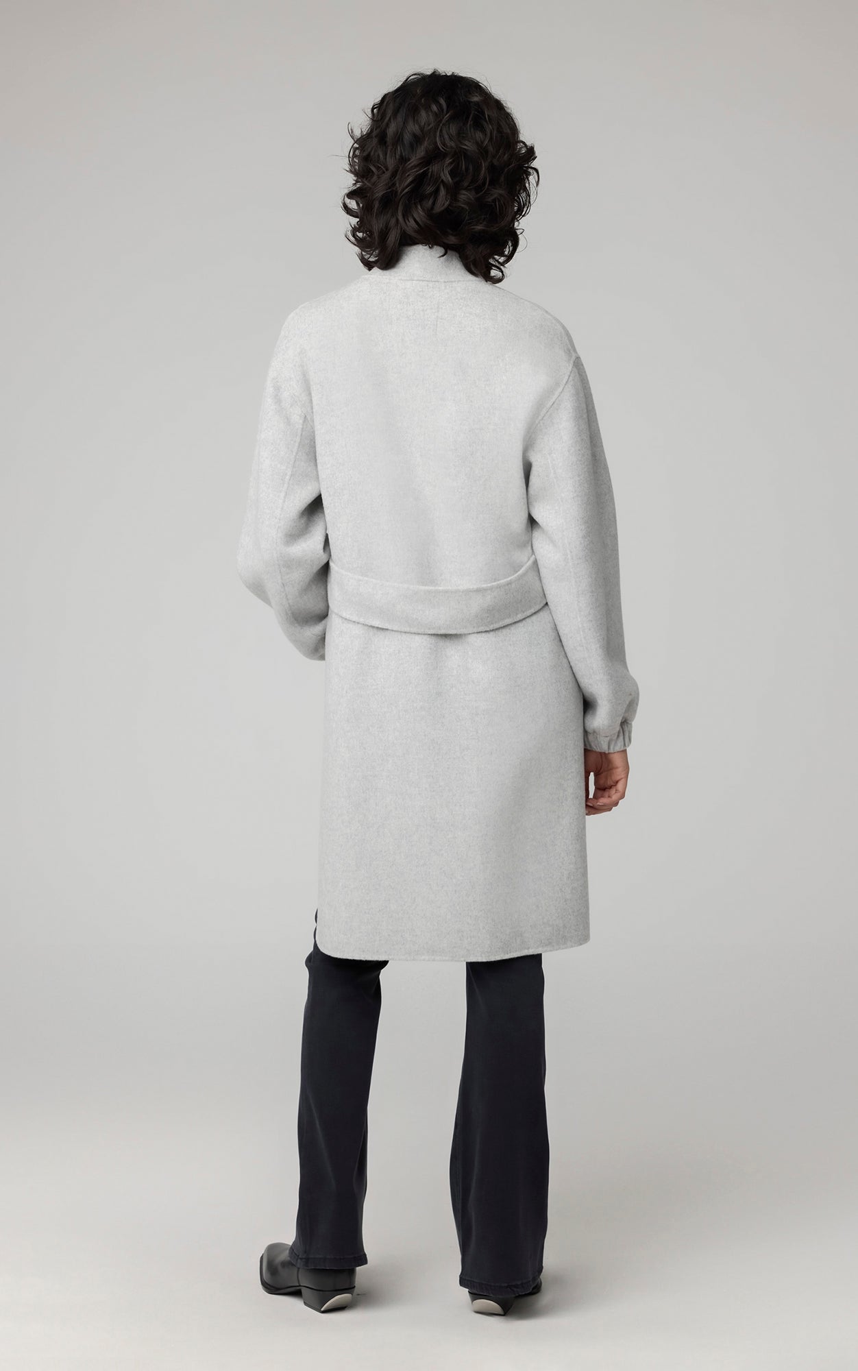 Suzie Relaxed-Fit Wool Coat | Stone