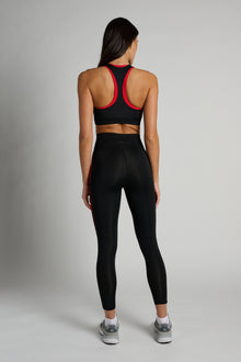 Soul by SoulCycle | Double Up Bra | Black/Red