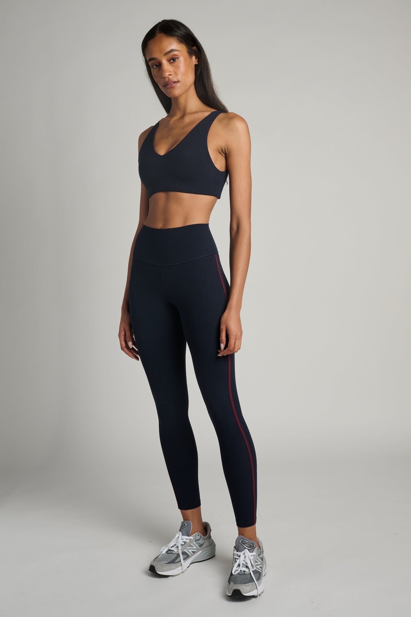 Splits59 | Airweight Scoop Back Bra | Indigo Blue