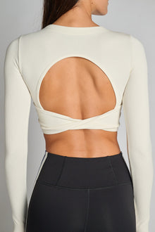 Spiritual Gangster | Liberty L/S Top | White