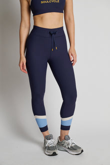 The Upside | Silverstone 25In Midi Pant | Navy