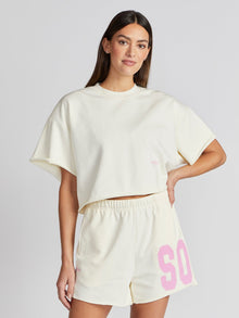 The Mayfair Group | Soul Always Vintage Short Slee | White/Pink