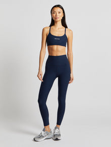 Beyond Yoga | Spacedye Slim Racerback Bra | Nocturnal Navy
