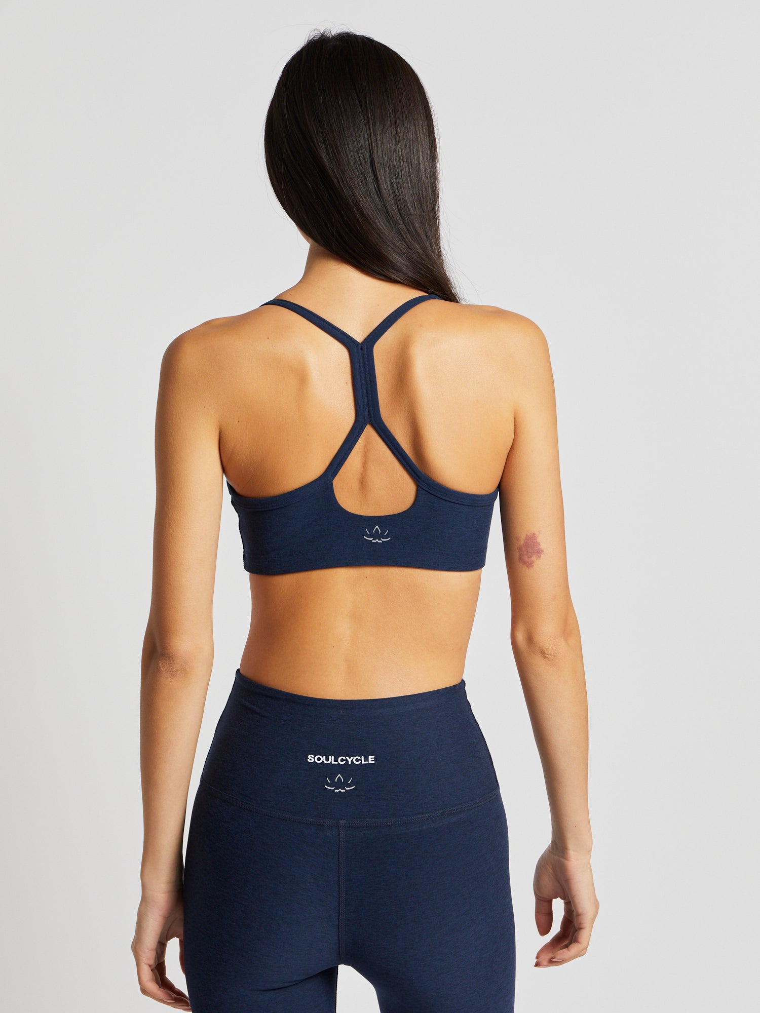 Beyond Yoga | Spacedye Slim Racerback Bra | Nocturnal Navy