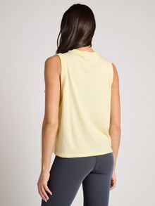 Spiritual Gangster | Sunset Stripe Bowery Tank | Yellow
