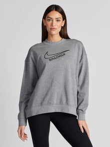 Nike | Graphic Crewneck | Carbon Heather/Black